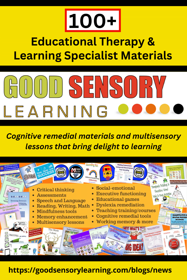 100 specialist educational therapy materials