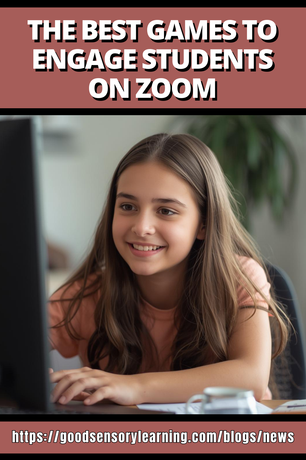 Child engaged in online educational games designed to keep students focused during Zoom lessons