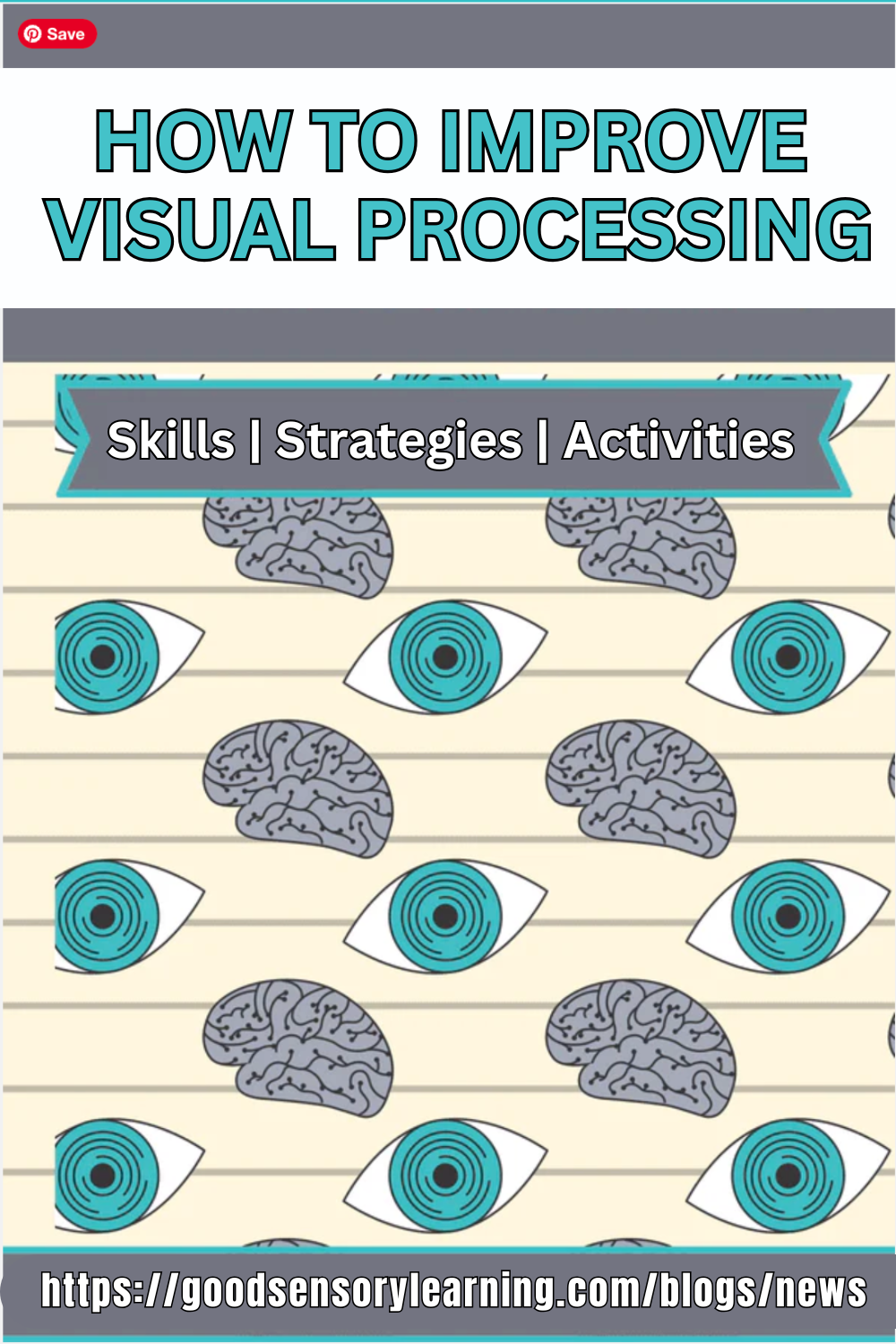 How to Improve Visual Processing blog offers an image of eyes and brains