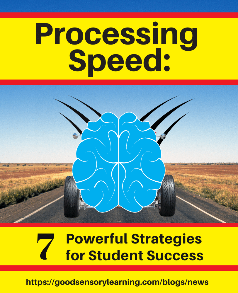 7 Powerful Strategies To Improve Processing Speed blog is a brain speeding down a road
