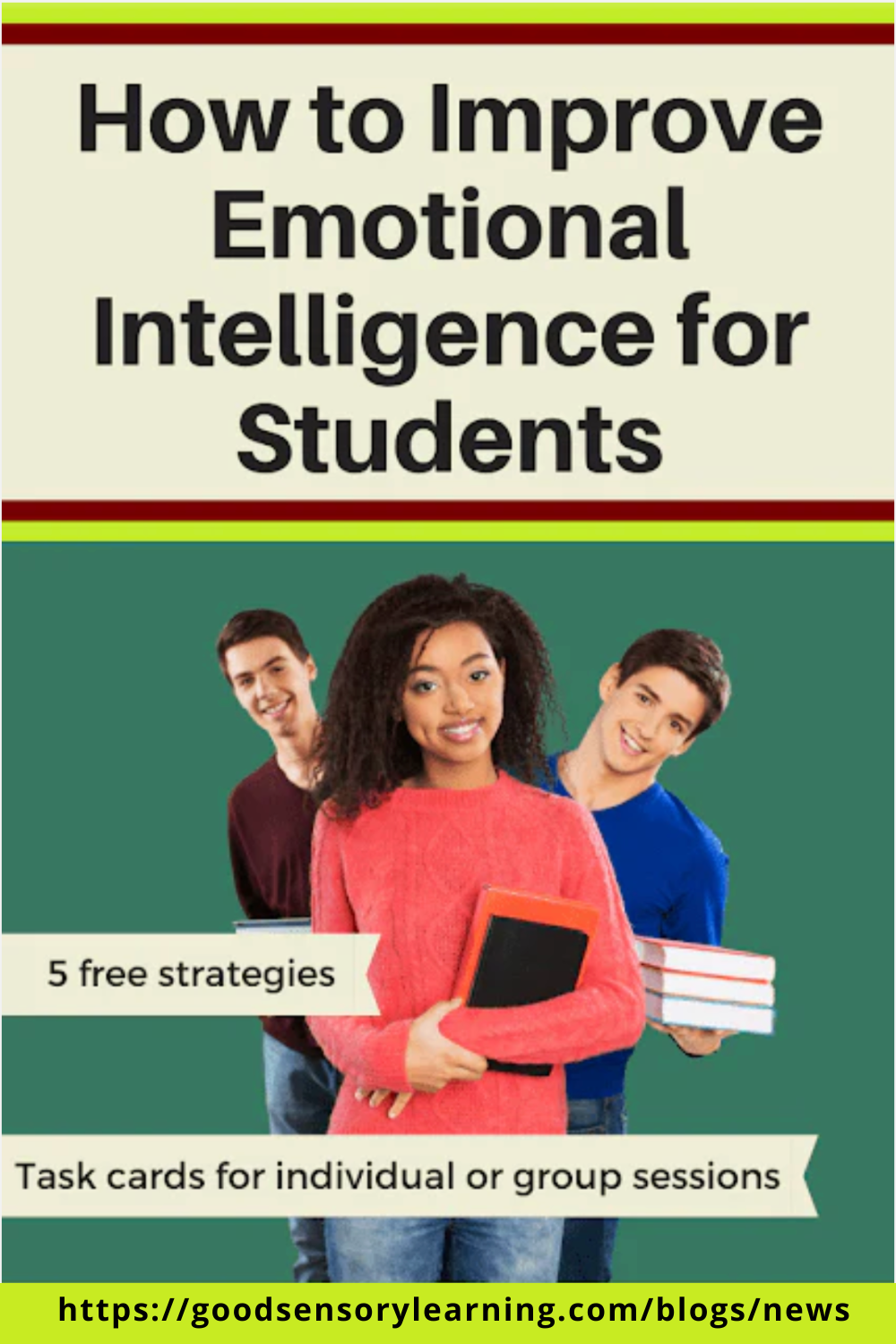 How to improve emotional intelligence for students, featuring free strategies and task cards for individual and group learning sessions ChatGPT is AI and can make mistakes. Check important info