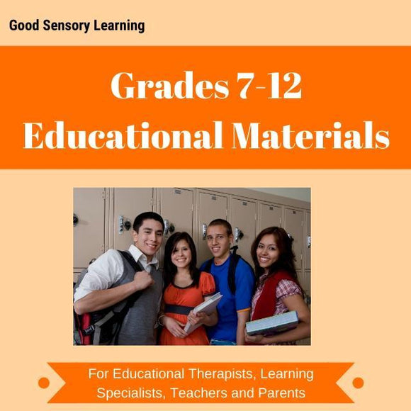 educational materials grades 7 to 12