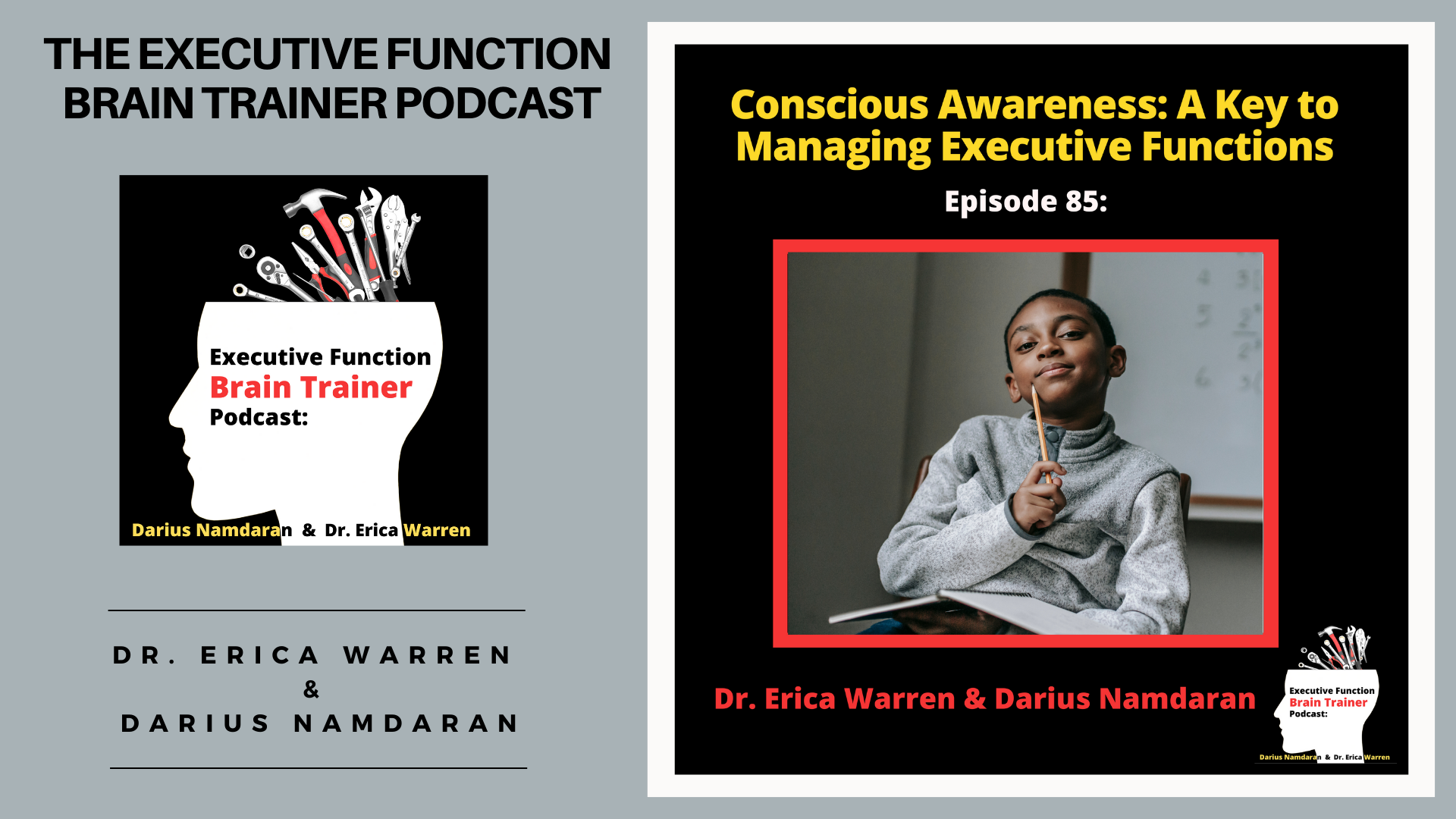 Podcast on conscious awareness and executive functions with Erica Warren and Darius Namdaran