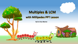 Cartoon-like millipedes with multiples on their body segments.