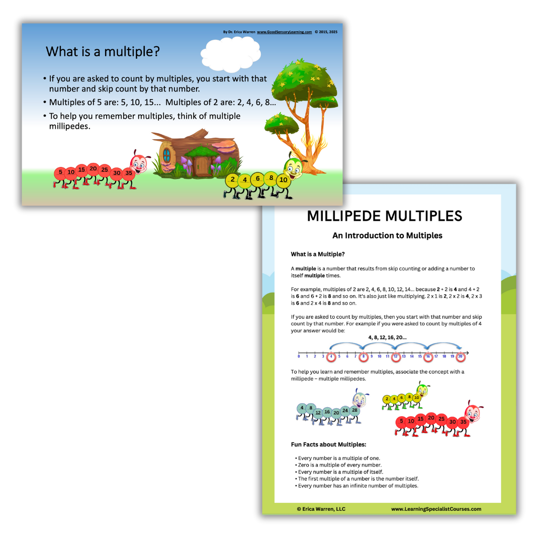 Memorable math lessons using playful characters and visual storytelling to teach long addition and multiplication concepts in an engaging, multisensory way