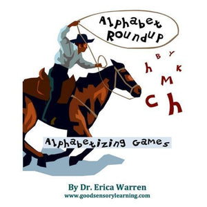 Cowboy rounds up the alphabet for alphabeting game publication