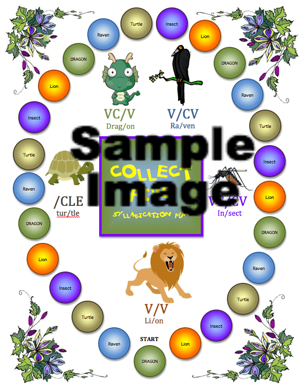 Collect Five Remedial Reading Game