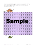 Sample letter maze from Reversing Reversals 2