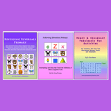 Collage of three publications that help foundational learning for elementary students