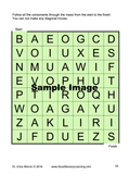 Reversing Reversals Beginners letter maze page