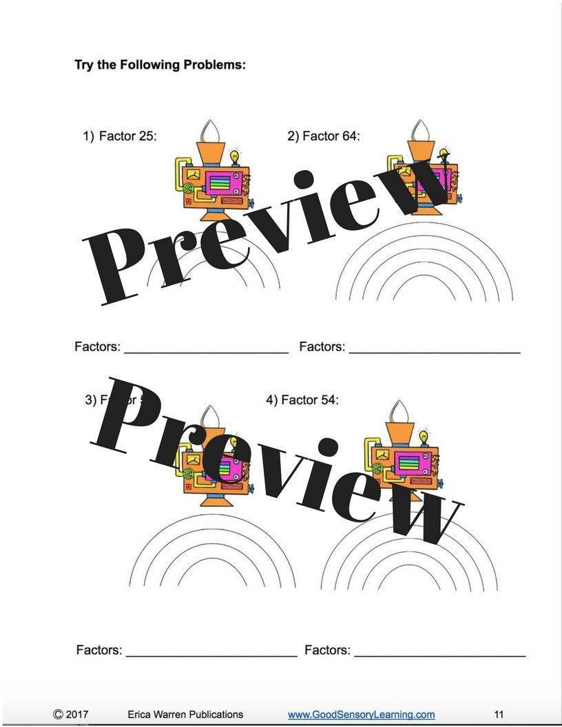 Fun sample factoring problems