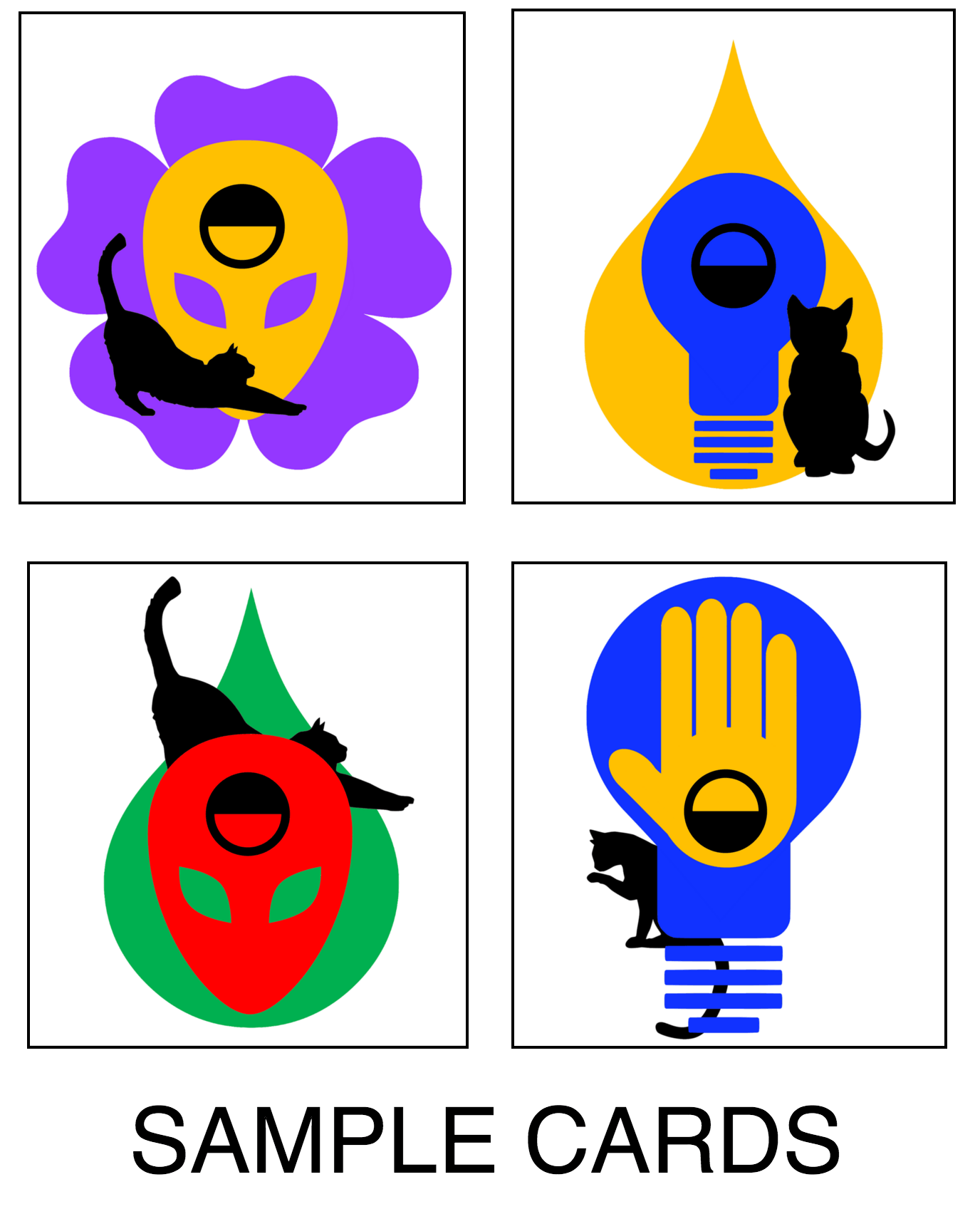 Sample card of In or Out Game