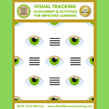 Cover with eyes for Visual Tracking Assessment and Activities