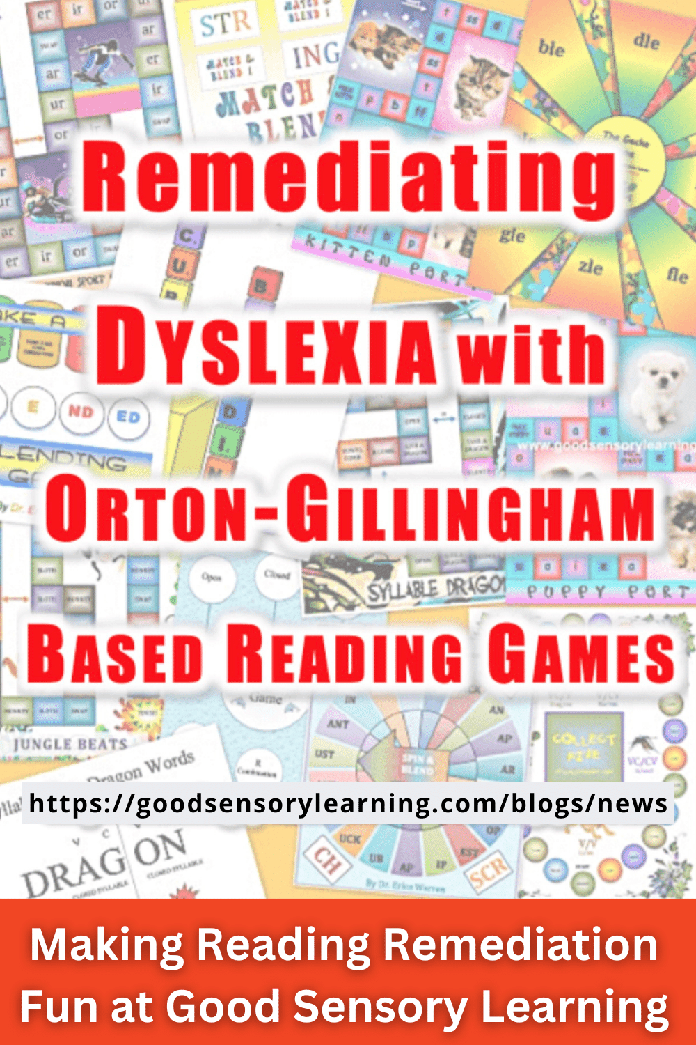 Orton-Gillingham based reading games designed to remediate dyslexia through multisensory phonics activities