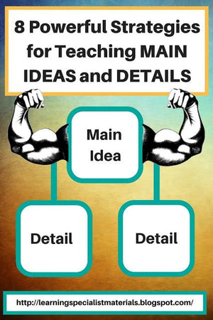 8 Powerful Strategies for Teaching Main Ideas and Details
