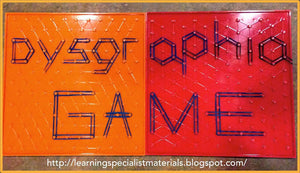 Using a Geoboard to Help Students with Dysgraphia