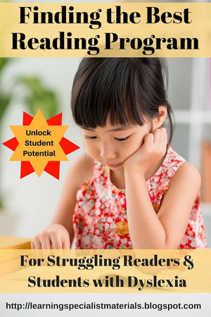 Finding the Best Reading Program for Students with Dyslexia