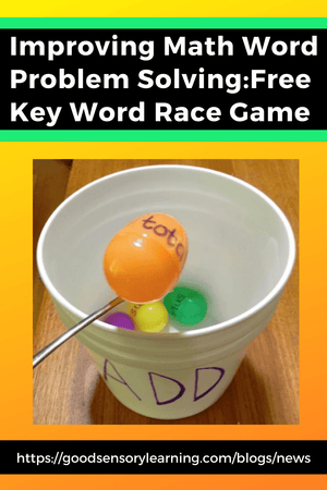 Improving Math Word Problem Solving: Free Key Word Race Game