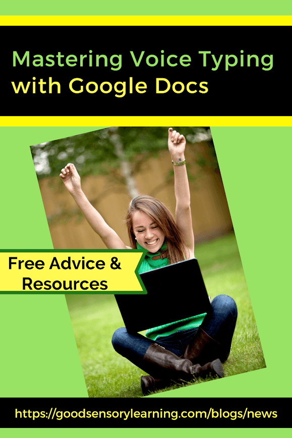 Mastering voice typing with Google Docs featuring free advice and resources for students