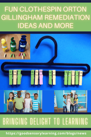 Fun Clothespin Orton Gillingham Remediation Ideas and More