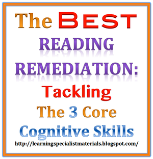 The Best Reading Remediation: Tackling the 3 Core Cognitive Skills