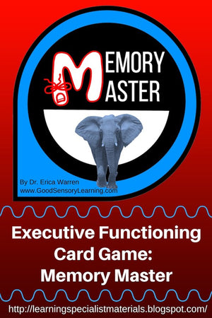 Executive Functioning Card Game: Memory Master