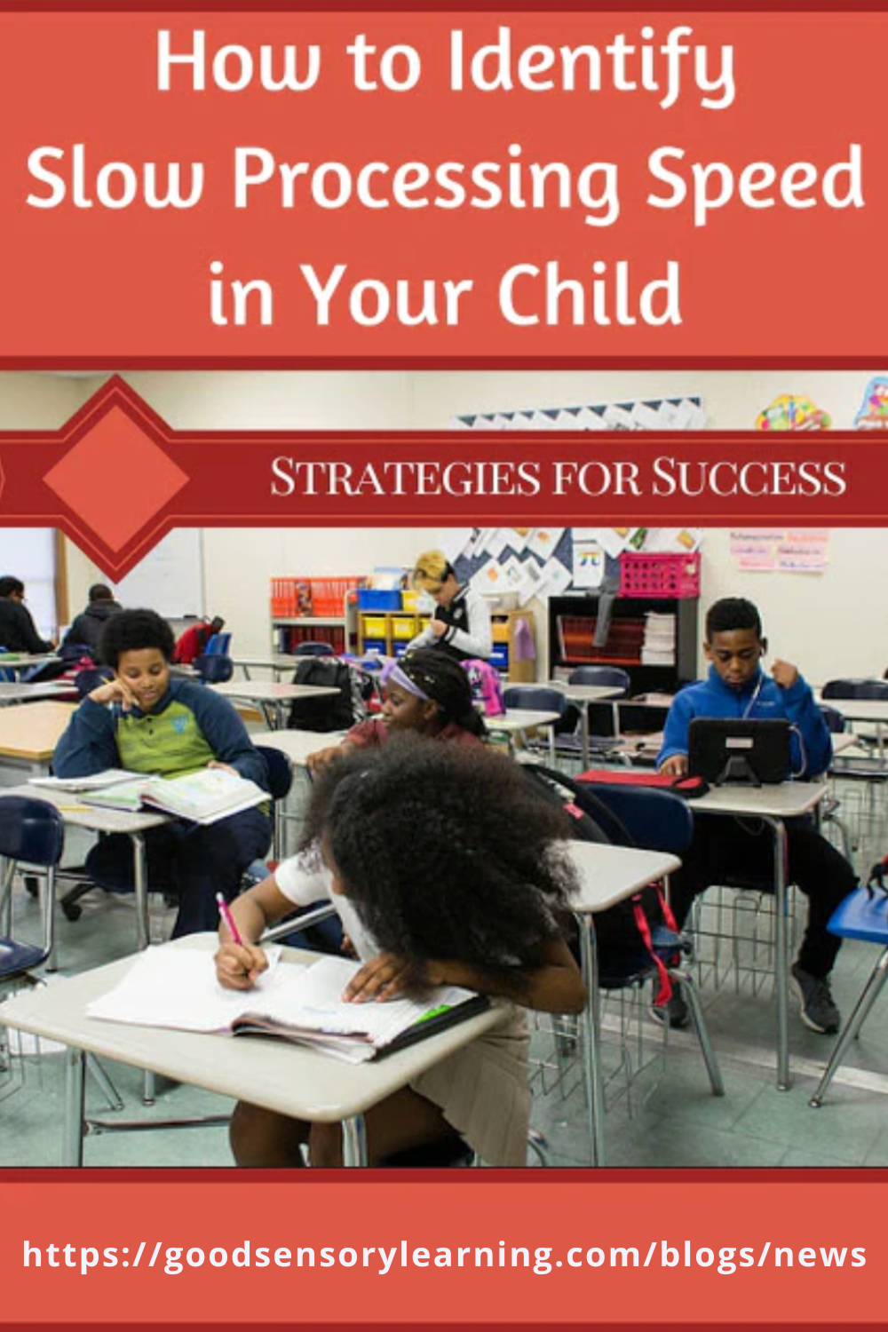 How to identify slow processing speed in your child, featuring classroom strategies and supports to improve learning speed and academic success