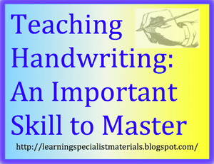 Teaching Handwriting: An Important Skill to Master