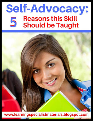Self Advocacy - 5 Reasons this Skill Should be Taught