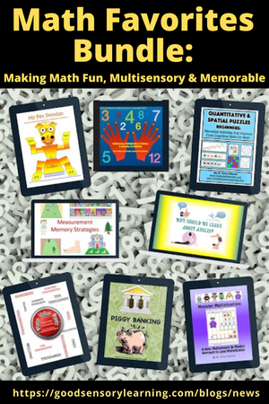 Multisensory and Memorable Mathematics Strategies: Math Favorites Bundle