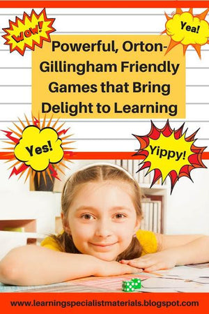 Powerful Orton-Gillingham Friendly Games that Bring Delight to Learning