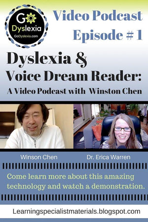 Dyslexia and Voice Dream Reader: Discussion and Demonstration with Winston Chen