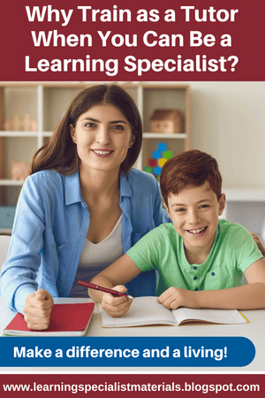 Why Train as a Tutor When You Can Be a Learning Specialist?
