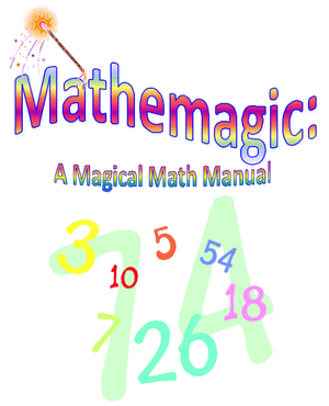 Mathemagic: Multisensory and Mindful Math Strategies Tailored for the Individual