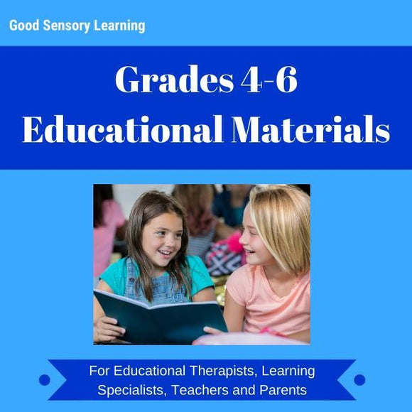 Grades 4-6 educational materials