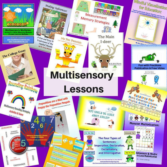 math and cognitive multisensory learning lessons