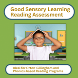 Cover of Good Sensory Reading Assessment with smiling student