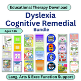 A collage of all the color product images offered in this dyslexia remediation collection