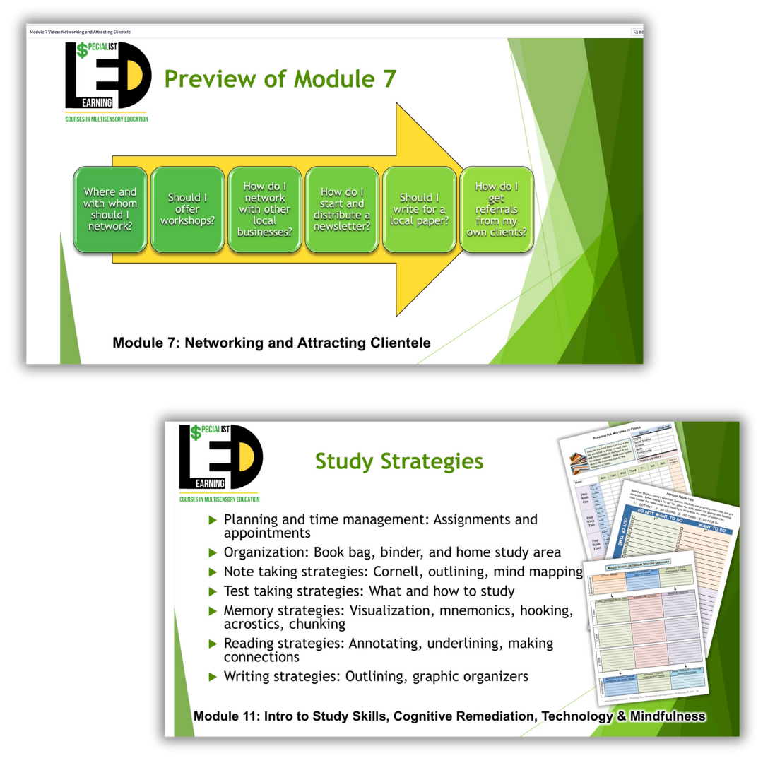 Sample Slides from Dr. Warren's Course 