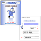 Sample pages from 5 Ws Detectives Writing Game