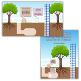 Integer number line lesson using a ladder and ground-to-sky visual metaphor to teach positive and negative integers in a concrete, student-friendly way