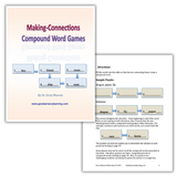 Compound word learning game featuring visual connection puzzles that help students build vocabulary, word relationships, and flexible language processing skills