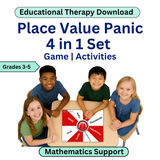 Place Value Panic | 4 in 1 Set of Math Games | Activities