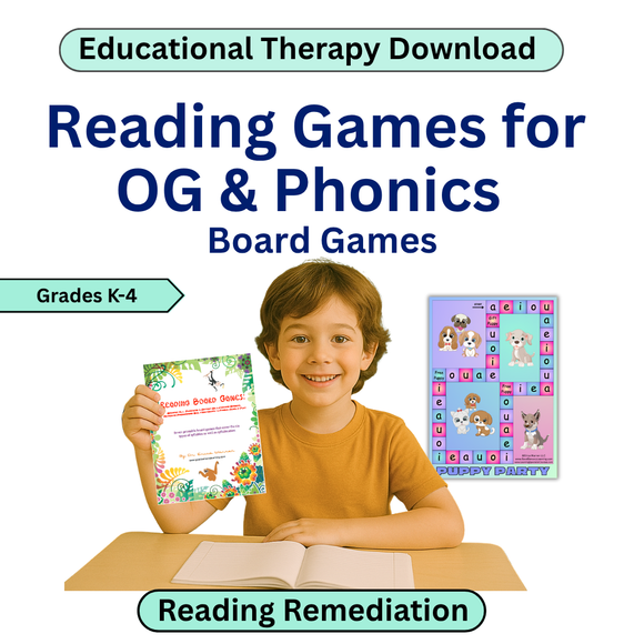 Reading Board Games | For Phonics and Orton-Gillingham Programs
