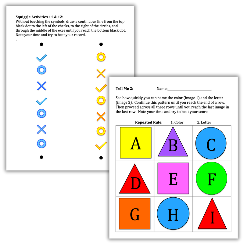 Working Memory & Attention Activities | Good Sensory Learning
