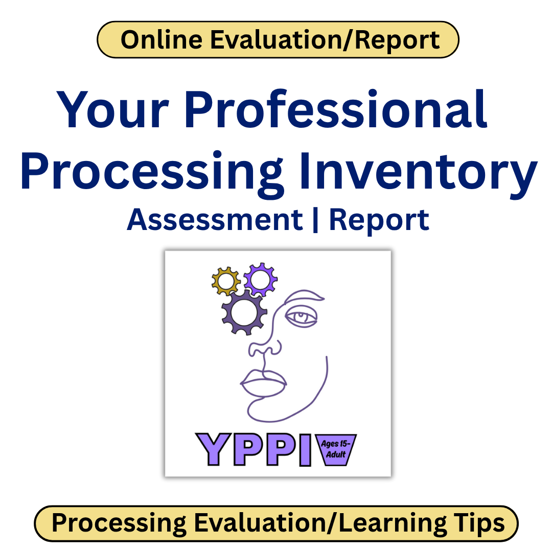 Cover of 'Your Professional Processing Inventory' assessment report with YPPI logo.