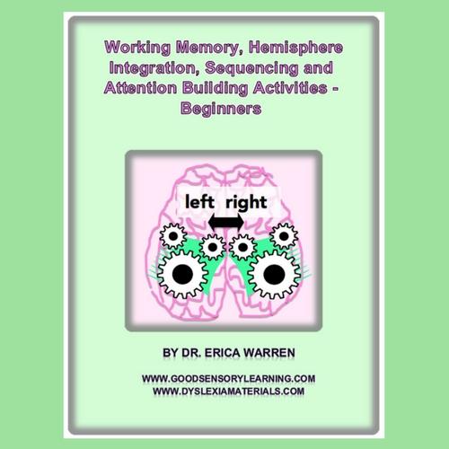 Brain with moving cogs illustrates cover of working memory activities