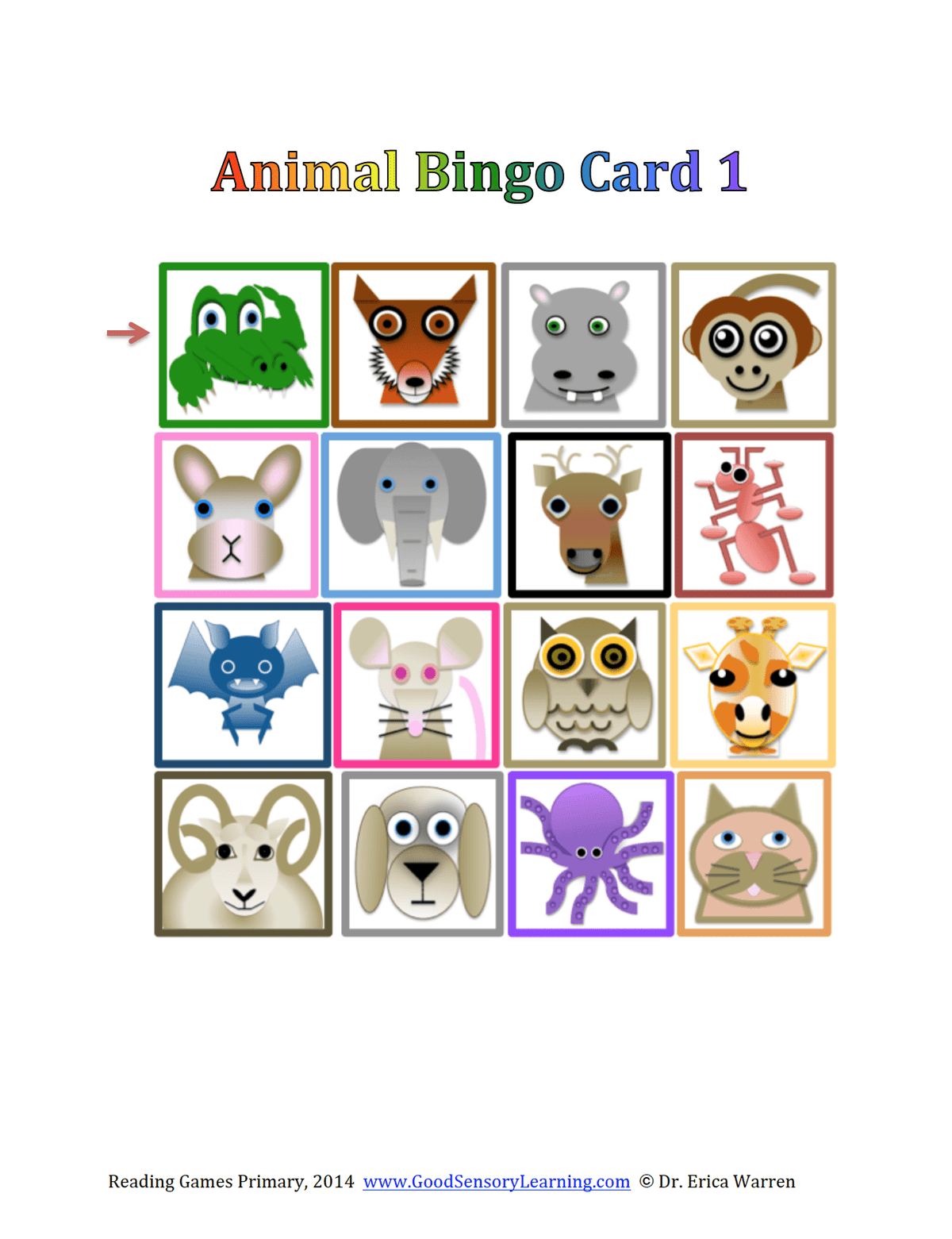 Early literacy reading games | Good Sensory learning