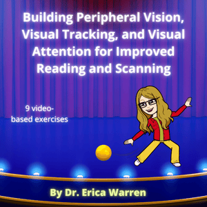 Building Peripheral Vision, Visual Tracking, and Visual Attention for Improved Reading and Scanning