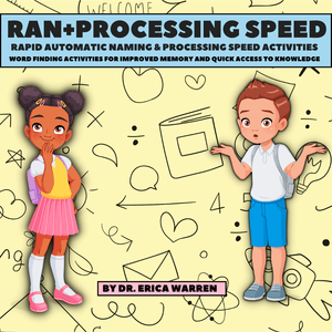 RAN and Processing Speed Activities